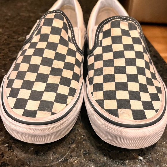 Vans slip on checkered No lace shoes - Picture 3 of 6